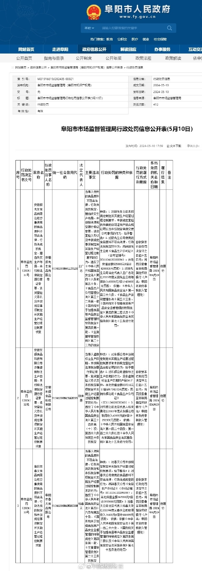 315曝光的槽头肉企业被罚1287万 吊销食品生产许可证