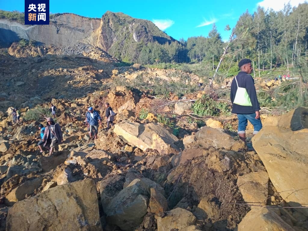 巴新发生山体滑坡约100人死亡 目前当局尚未证实死伤人数